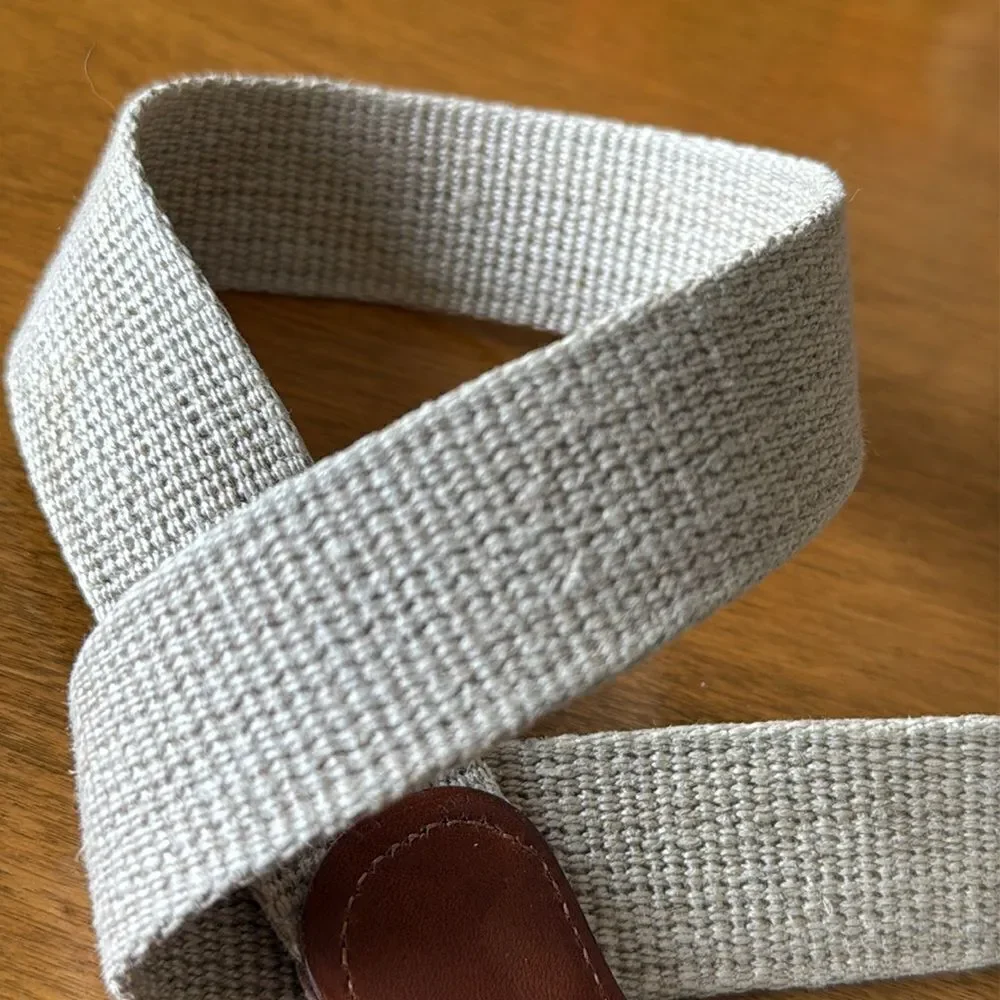 Coach leather/canvas belt